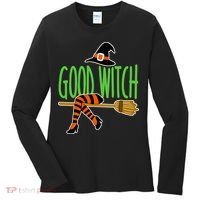 Good Witch Funny Halloween Women's Long Sleeve Shirt thumb 0