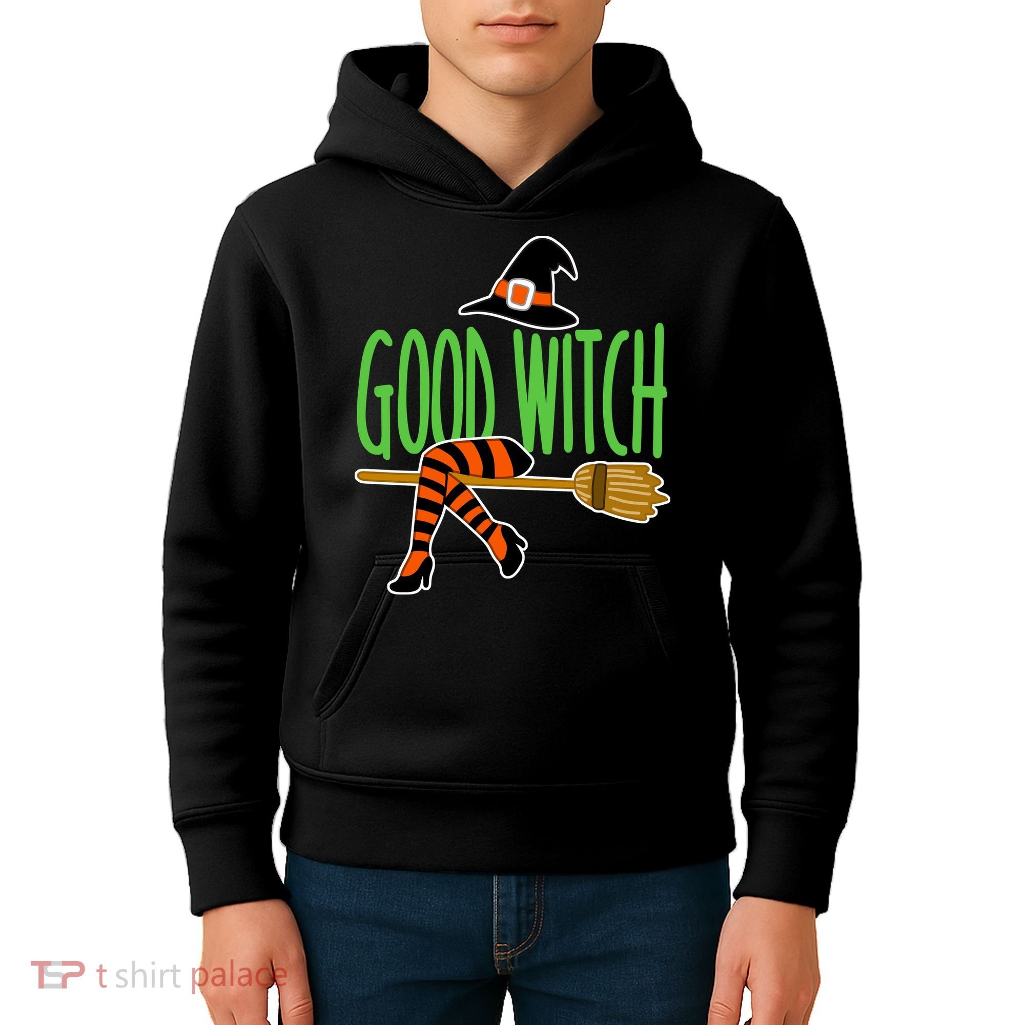 Good Witch Funny Halloween Kids Hoodie
