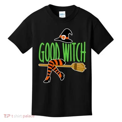 Good Witch Funny Halloween Kids T-Shirt