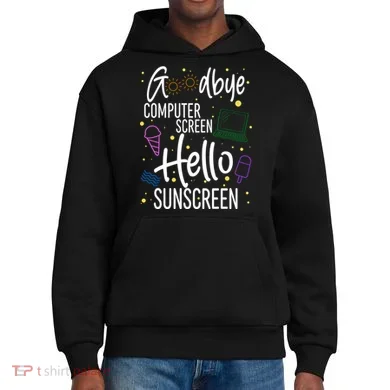 Goodbye Computer Screen Hello Sunscreen District V.I.T. Heavyweight Hoodie