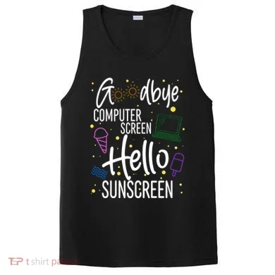 Goodbye Computer Screen Hello Sunscreen PosiCharge Competitor Tank