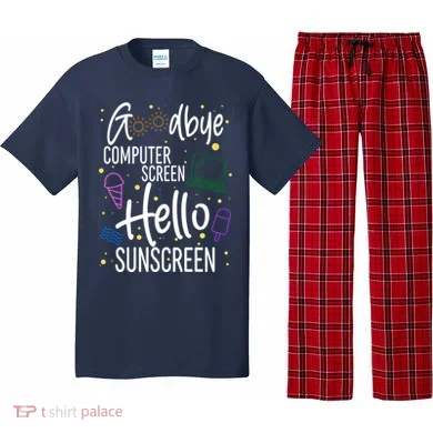 Goodbye Computer Screen Hello Sunscreen Pajama Set