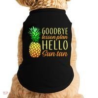 Goodbye Lesson Plan Hello Sun Tan Doggie Tank thumb 0