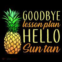 Goodbye Lesson Plan Hello Sun Tan Doggie Tank thumb 4