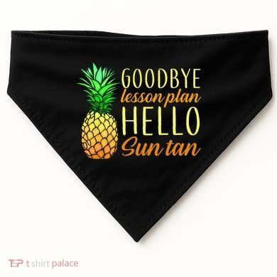Goodbye Lesson Plan Hello Sun Tan USA-Made Doggie Bandana