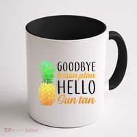 Goodbye Lesson Plan Hello Sun Tan Coffee Mug thumb 1