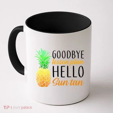 Goodbye Lesson Plan Hello Sun Tan Coffee Mug