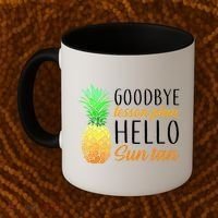 Goodbye Lesson Plan Hello Sun Tan Coffee Mug thumb 2