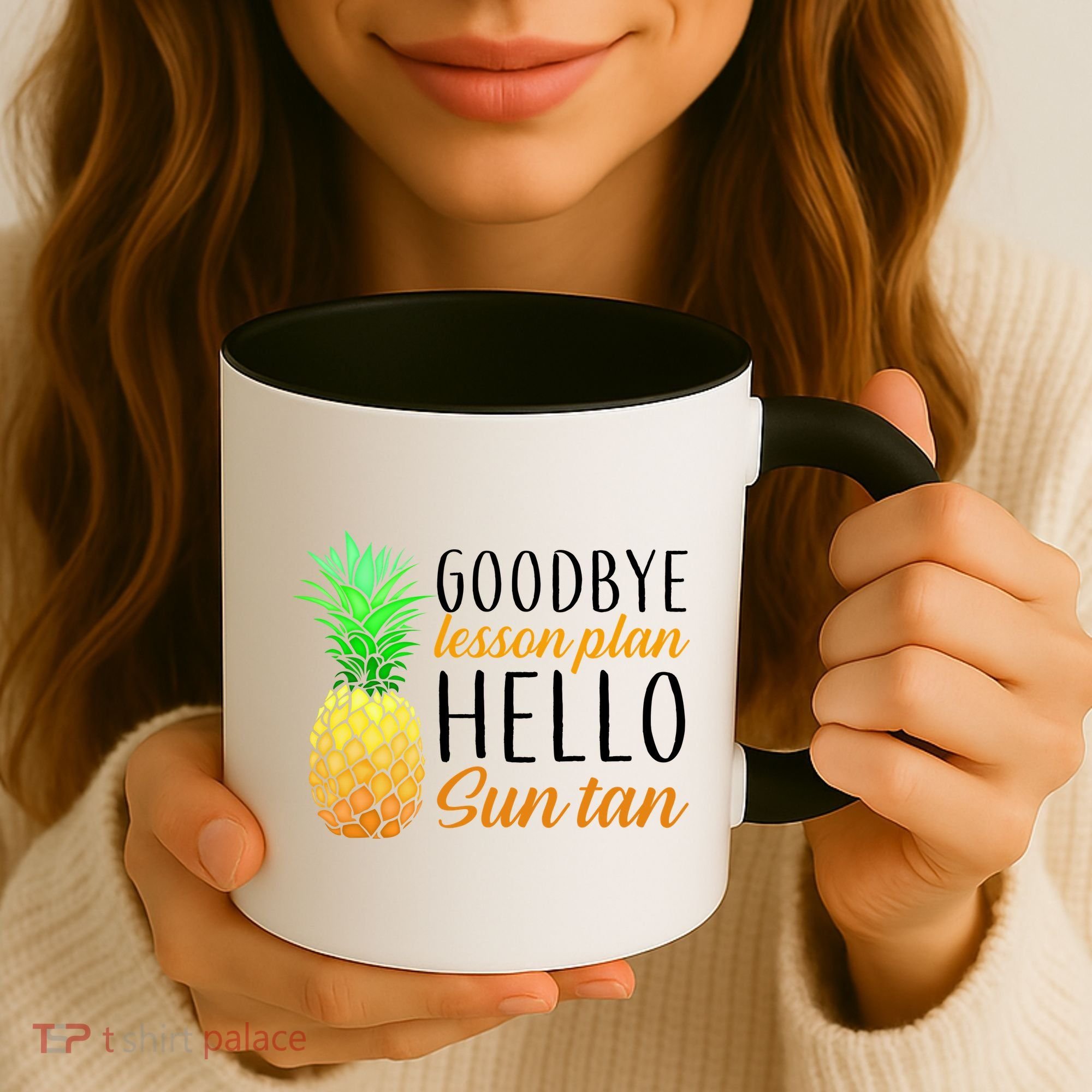Goodbye Lesson Plan Hello Sun Tan Coffee Mug