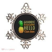 Goodbye Lesson Plan Hello Sun Tan Ornament thumb 0