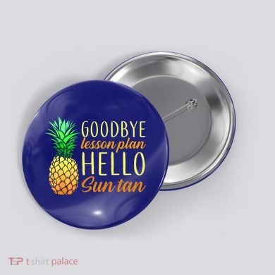Goodbye Lesson Plan Hello Sun Tan Button