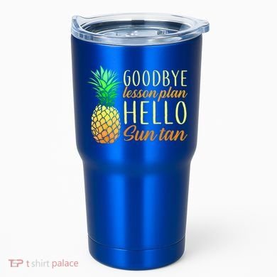 Goodbye Lesson Plan Hello Sun Tan Tumbler