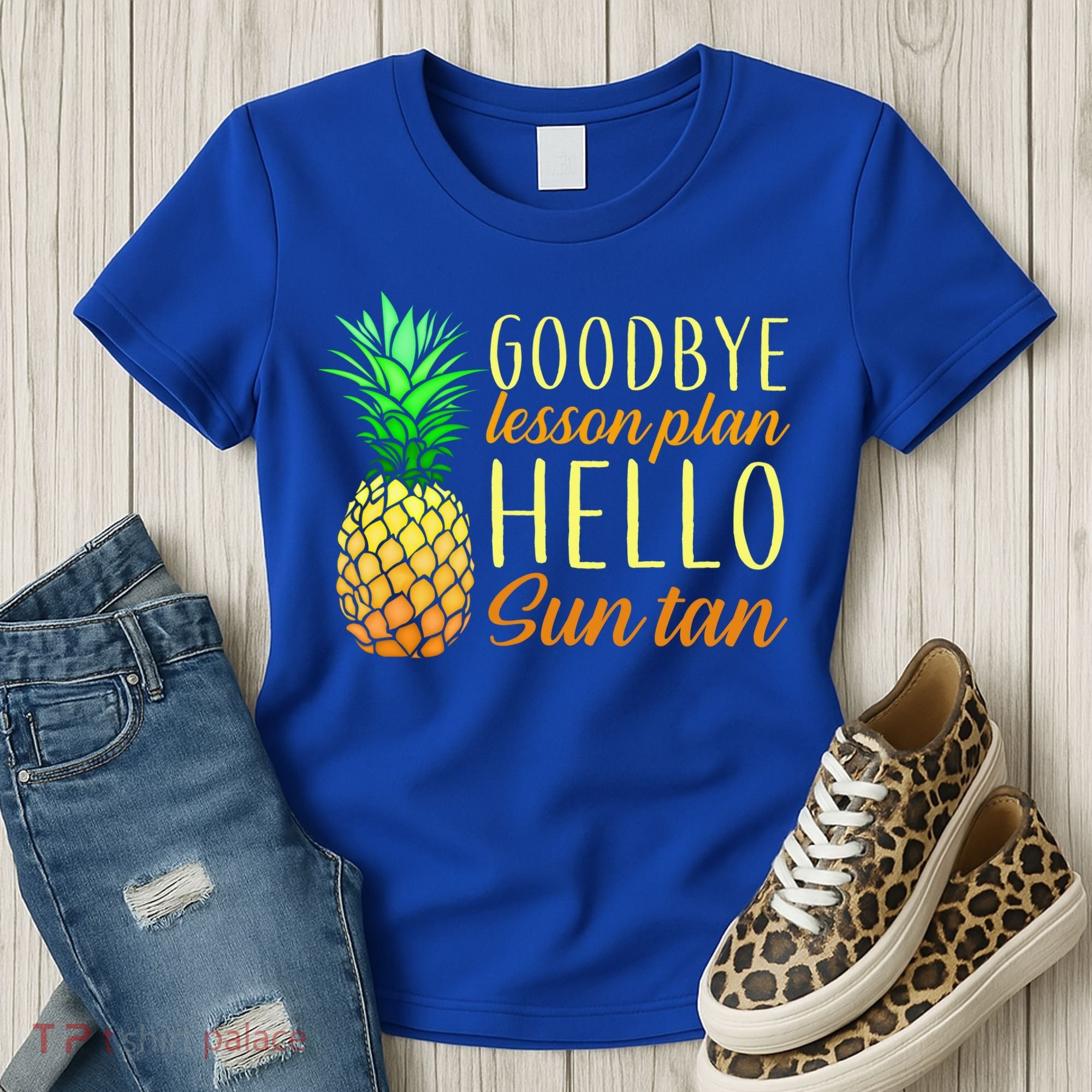 Goodbye Lesson Plan Hello Sun Tan Women's T-Shirt