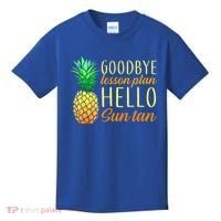 Goodbye Lesson Plan Hello Sun Tan Kids T-Shirt thumb 0
