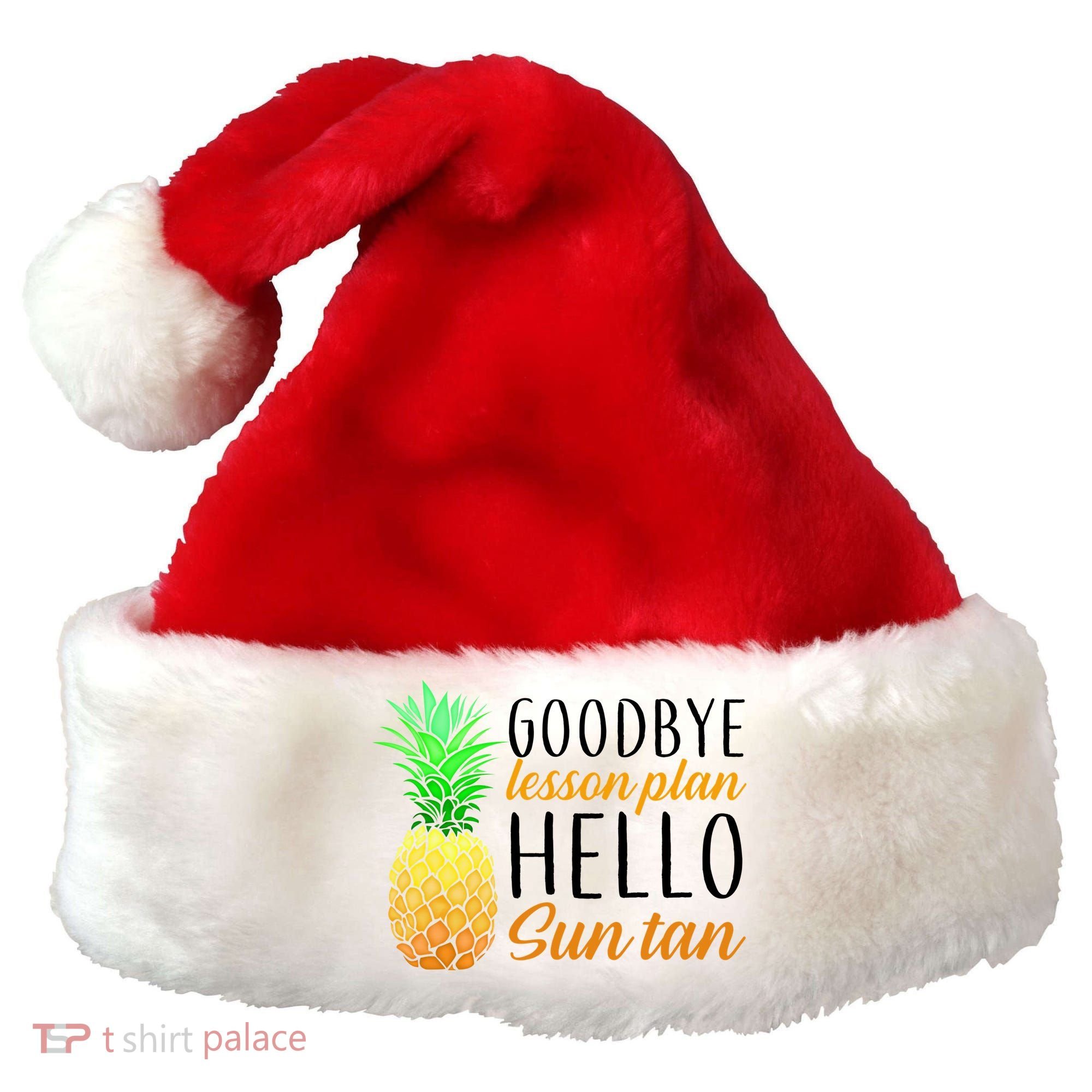 Goodbye Lesson Plan Hello Sun Tan Santa Hat