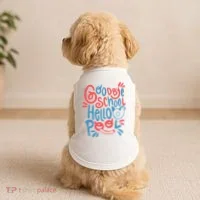 Goodbye School Hello Pool Doggie Tank thumb 2