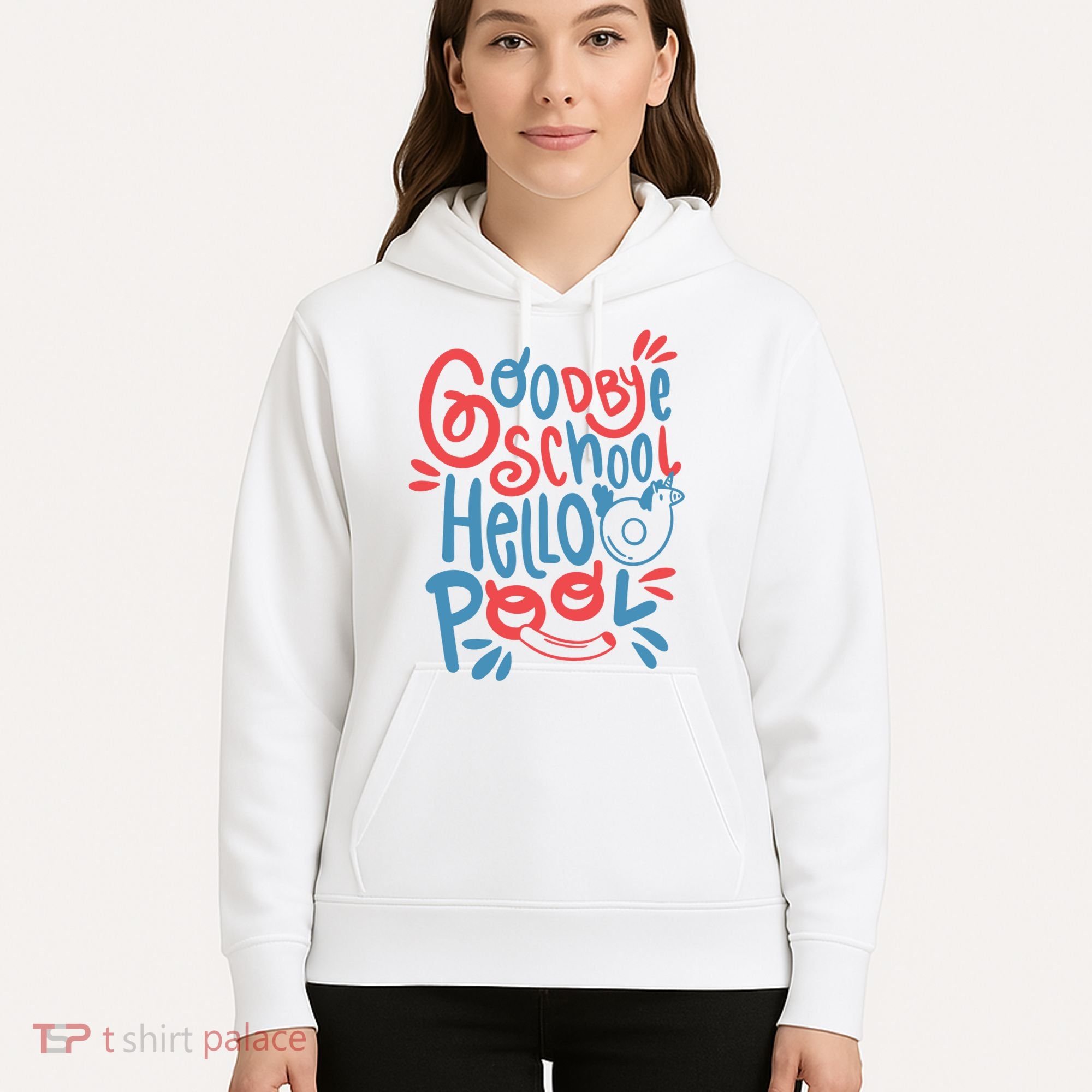 Goodbye School Hello Pool Hoodie