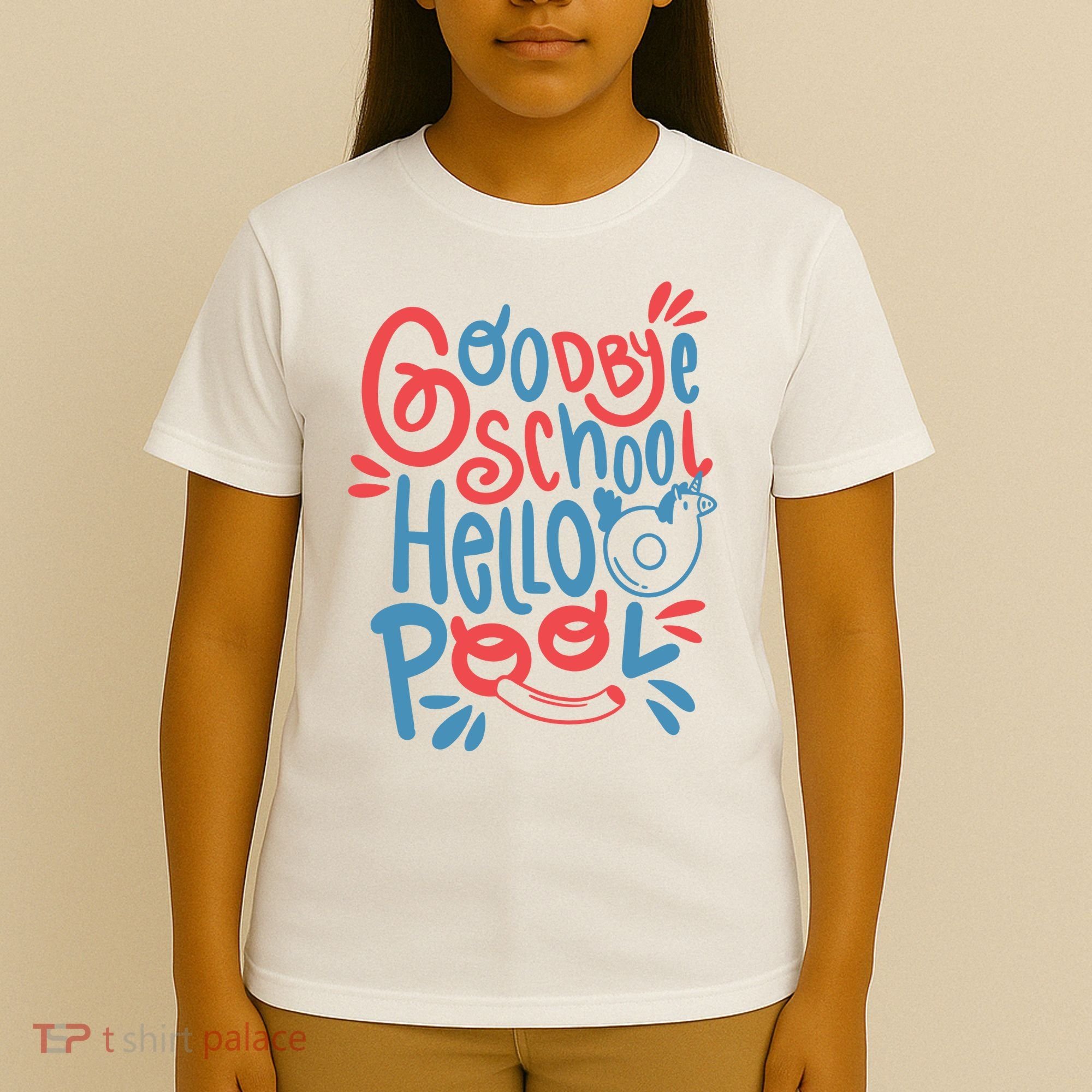 Goodbye School Hello Pool T-Shirt