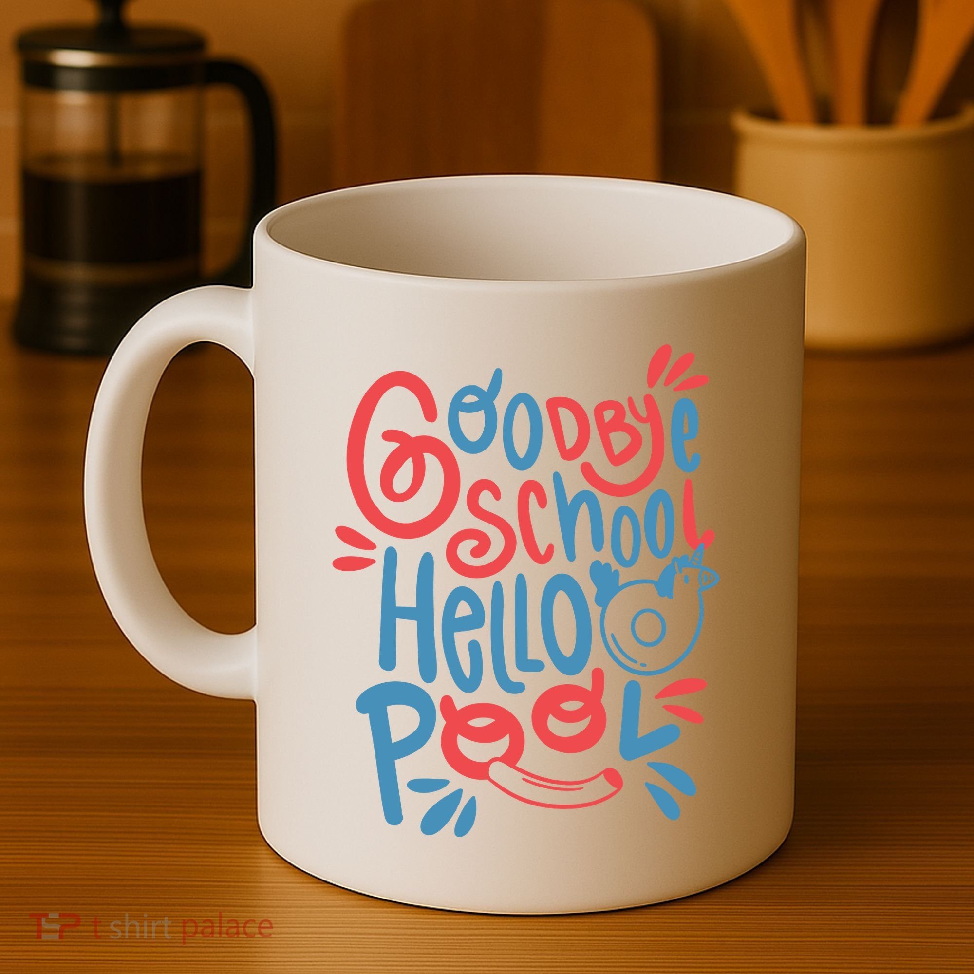Goodbye School Hello Pool Coffee Mug