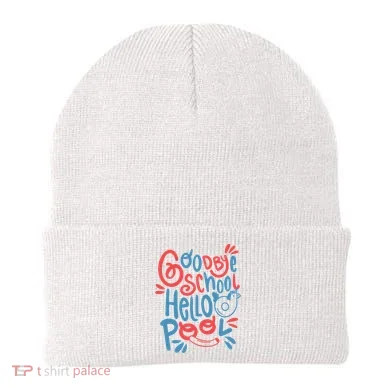 Goodbye School Hello Pool Beanie