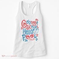 Goodbye School Hello Pool Women's Tank Top thumb 0