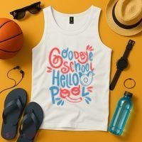 Goodbye School Hello Pool Tank Top thumb 4
