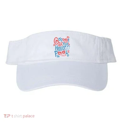 Goodbye School Hello Pool Visor