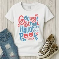 Goodbye School Hello Pool Women's T-Shirt thumb 3