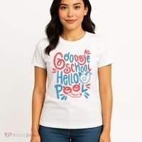 Goodbye School Hello Pool Women's T-Shirt thumb 4
