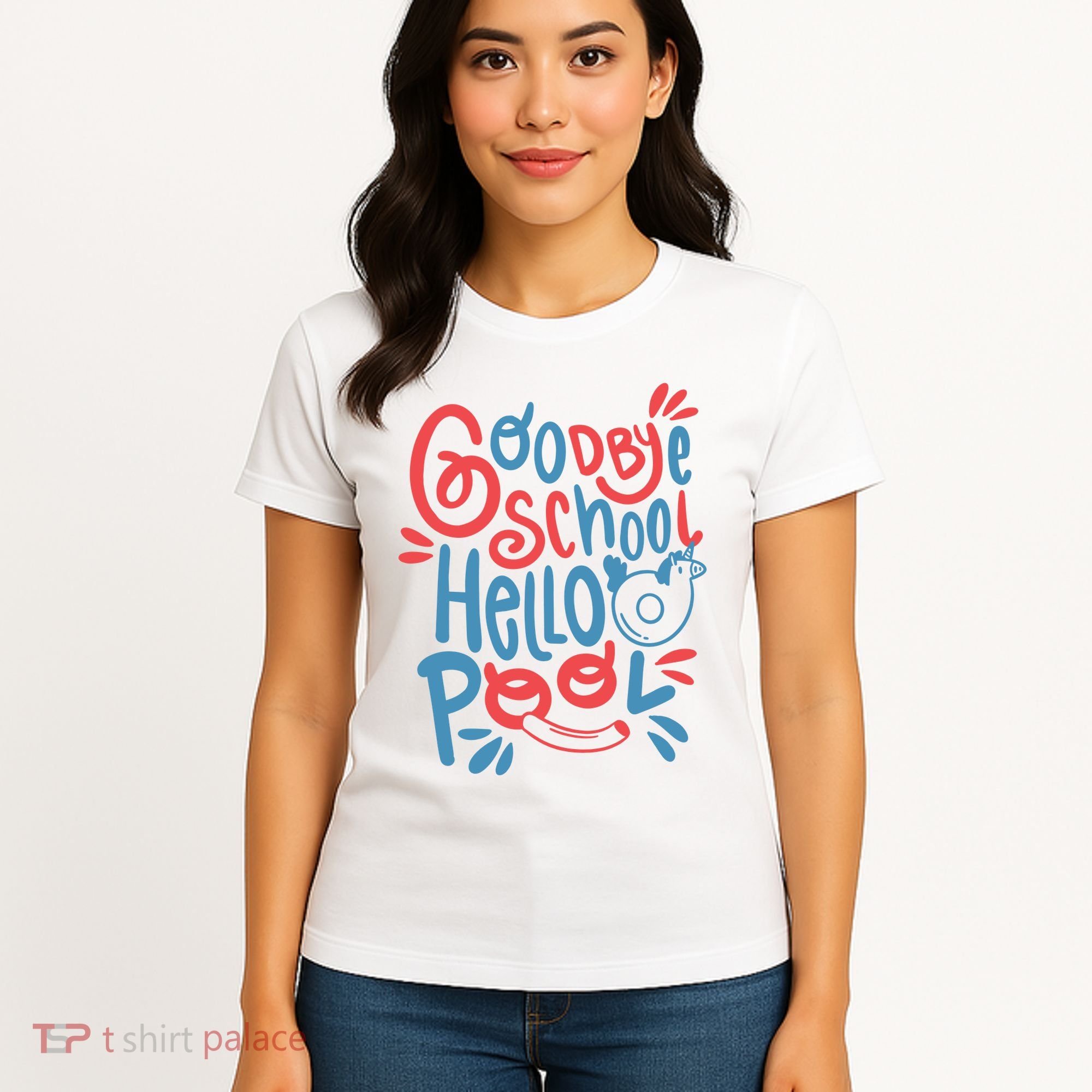 Goodbye School Hello Pool Women's T-Shirt