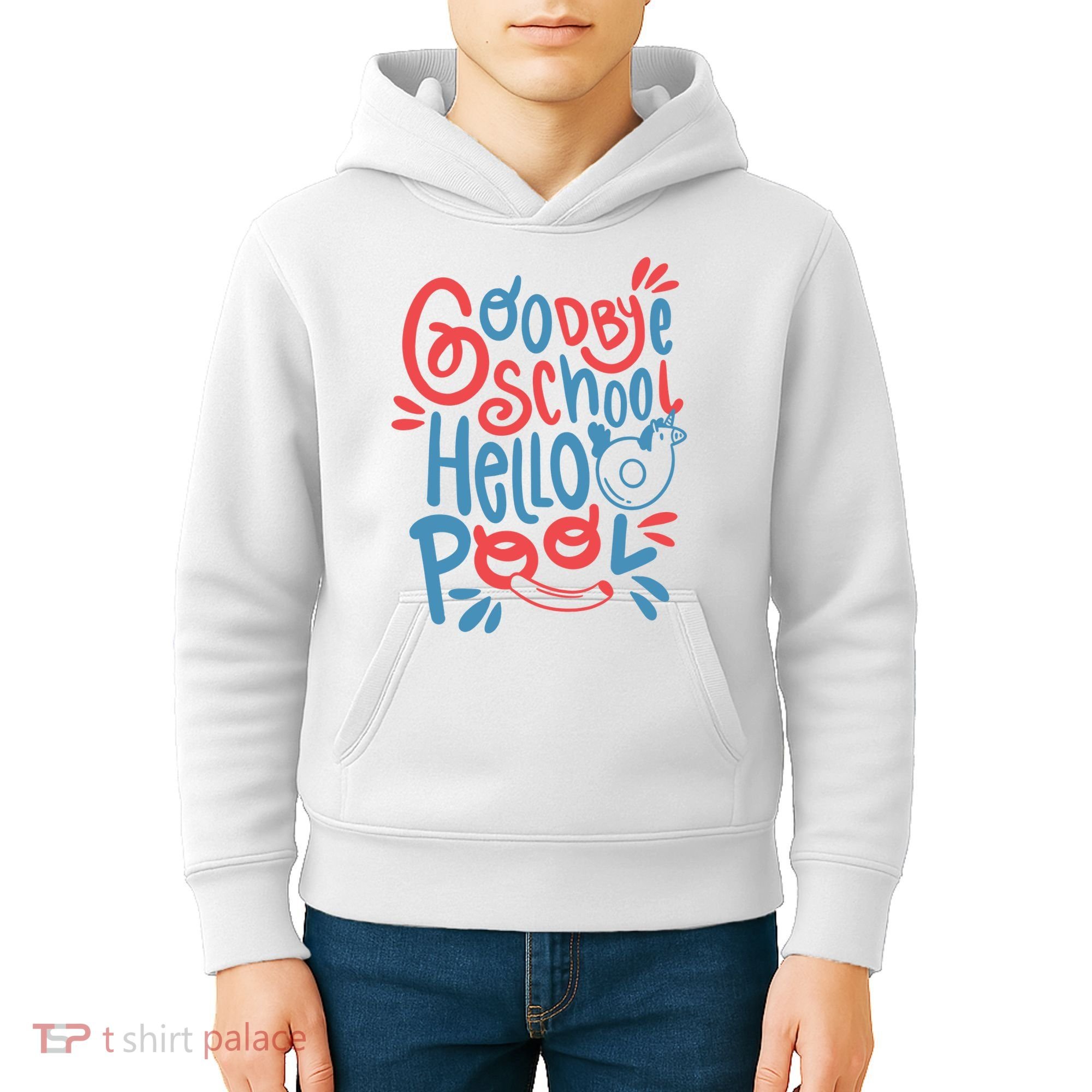 Goodbye School Hello Pool Kids Hoodie