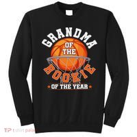 Grandma Of Rookie 1st Birthday Basketball Family Matching Sweatshirt thumb 0