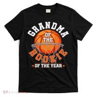 Grandma Of Rookie 1st Birthday Basketball Family Matching T-Shirt thumb 0