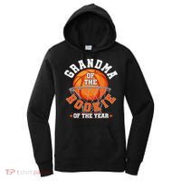 Grandma Of Rookie 1st Birthday Basketball Family Matching Women's Hoodie thumb 0