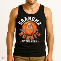 Grandma Of Rookie 1st Birthday Basketball Family Matching Tank Top thumb 3
