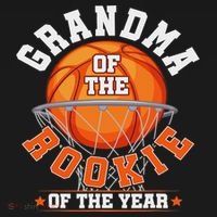 Grandma Of Rookie 1st Birthday Basketball Family Matching Women's T-Shirt thumb 6
