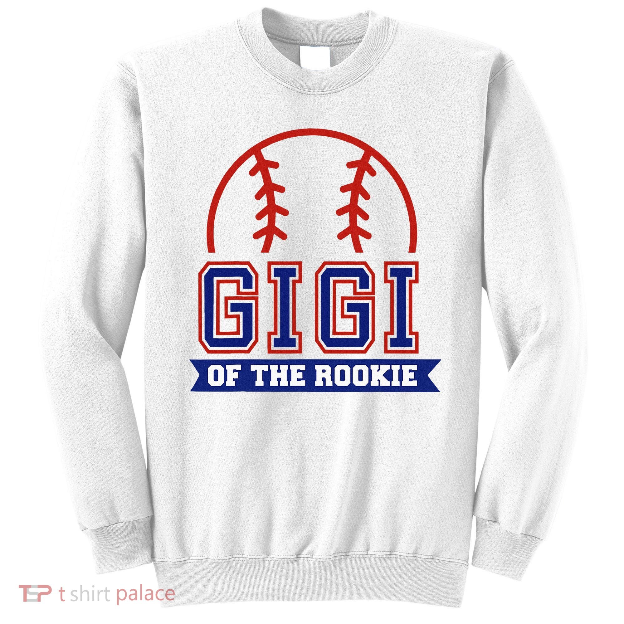 Gigi Of Rookie 1st Birthday Baseball Theme Matching Party Sweatshirt