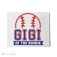 Gigi Of Rookie 1st Birthday Baseball Theme Matching Party Mousepad thumb 0