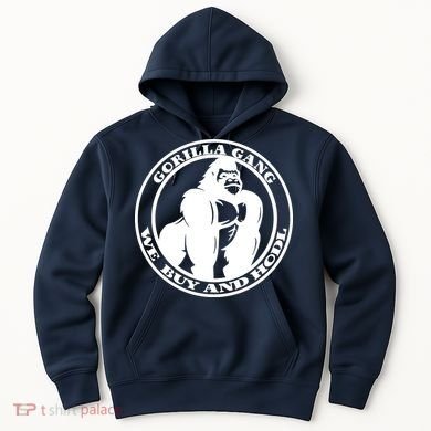 Gorilla Gang We Buy And HODL Meme Stonk Hoodie