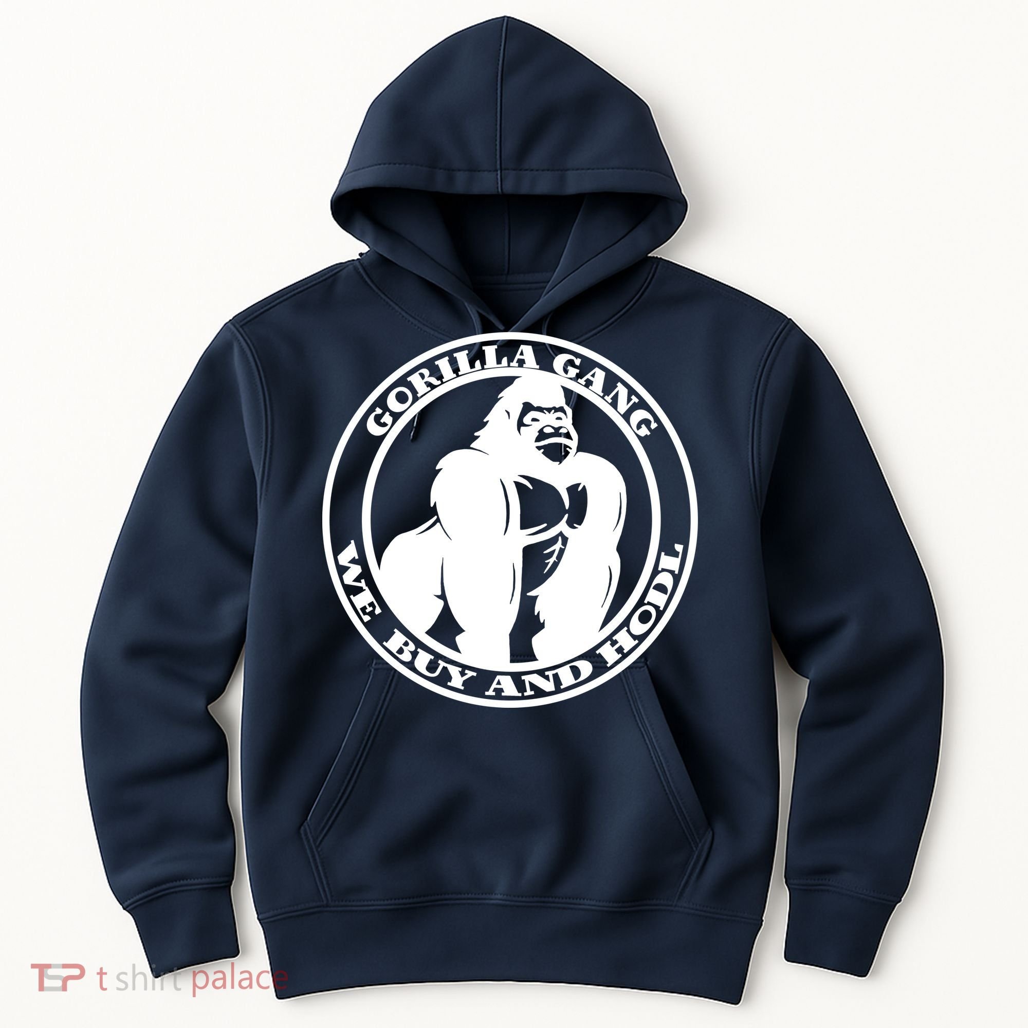 Gorilla Gang We Buy And HODL Meme Stonk Hoodie