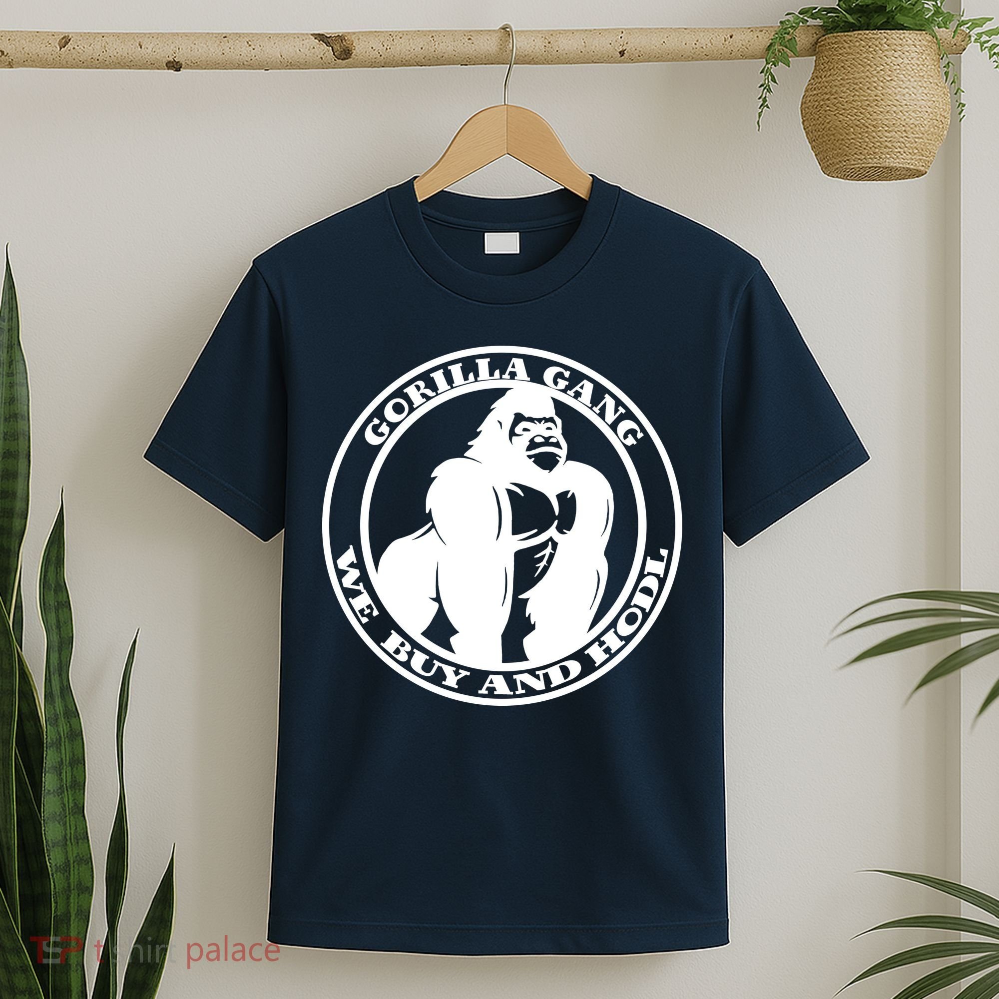 Gorilla Gang We Buy And HODL Meme Stonk T-Shirt