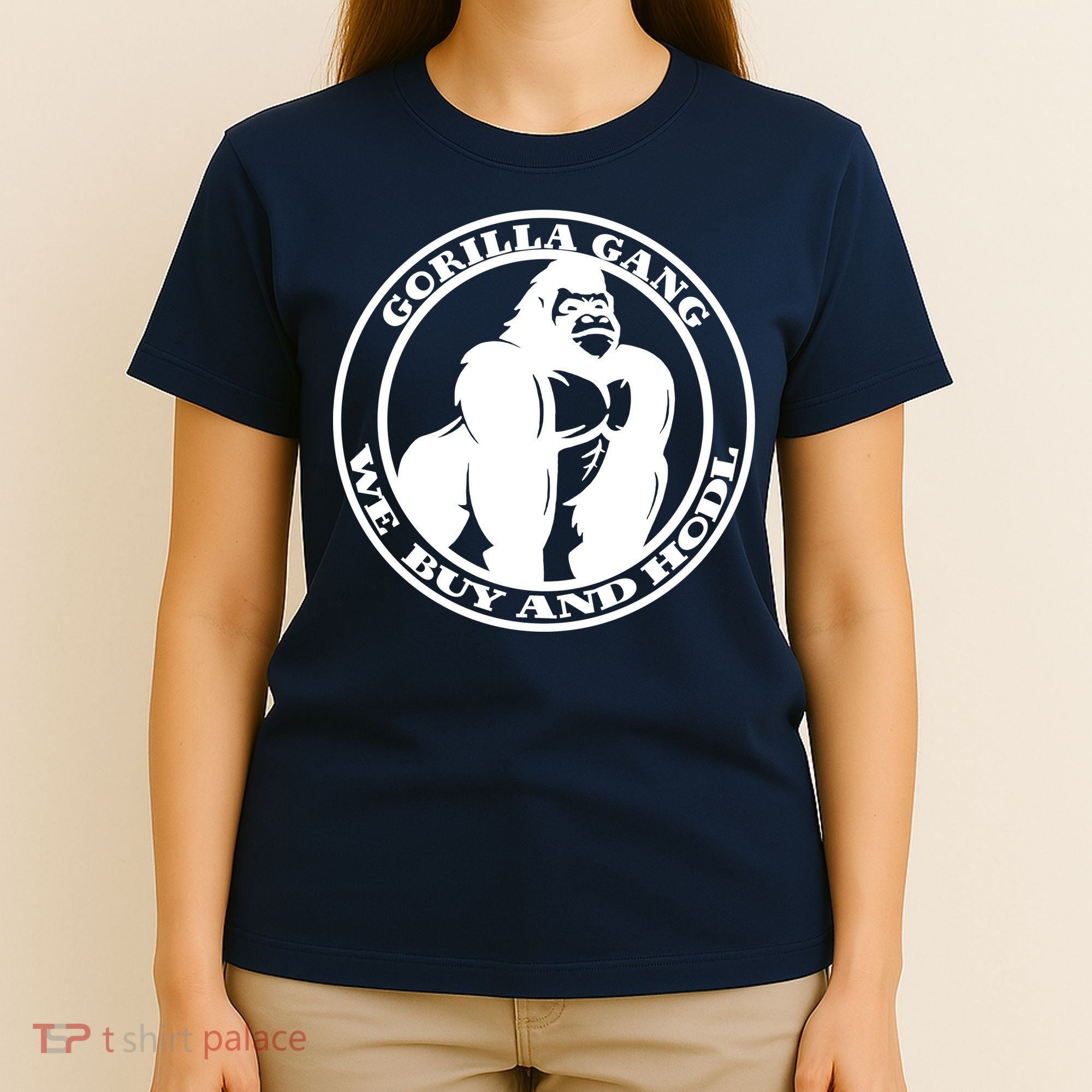 Gorilla Gang We Buy And HODL Meme Stonk T-Shirt