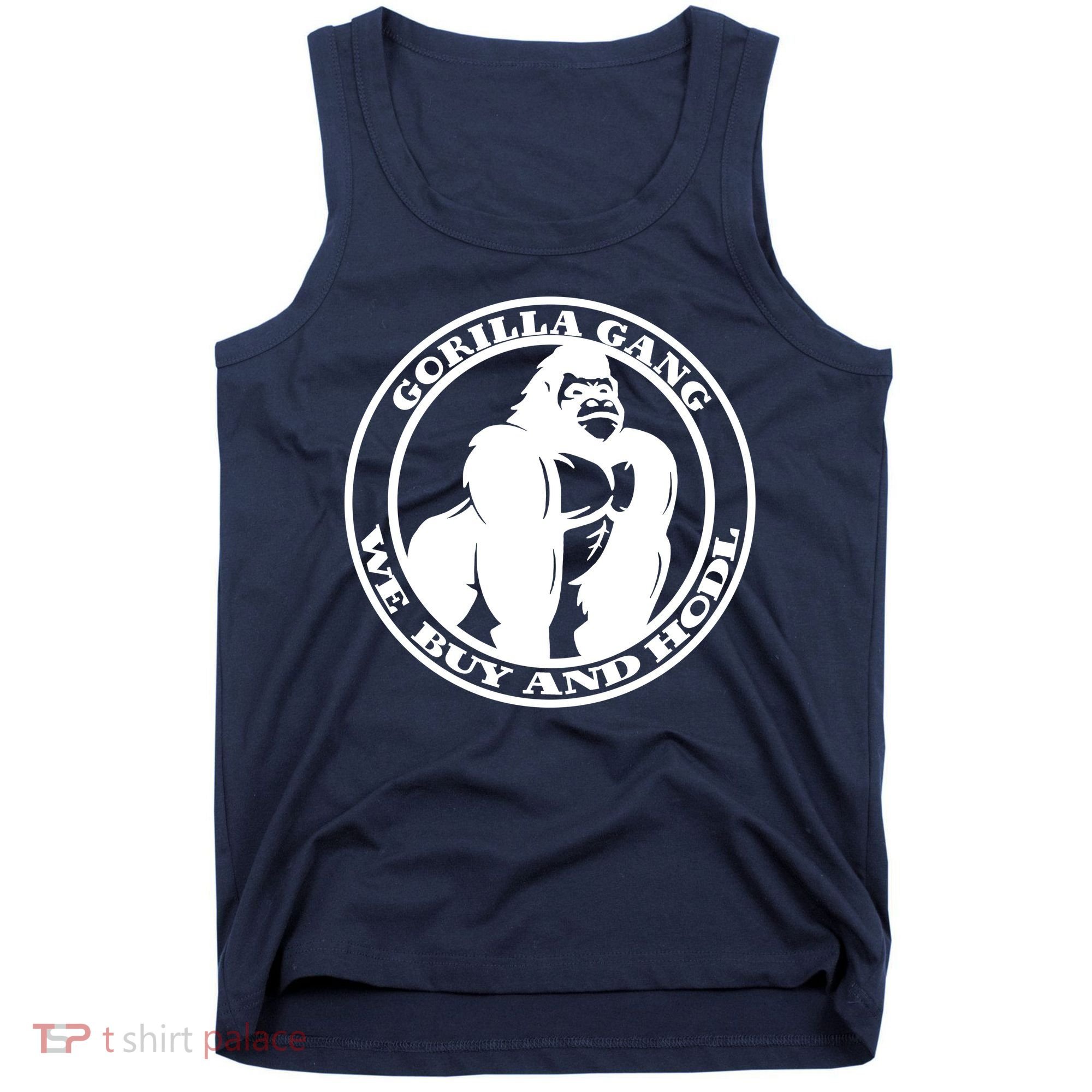 Gorilla Gang We Buy And HODL Meme Stonk Tank Top