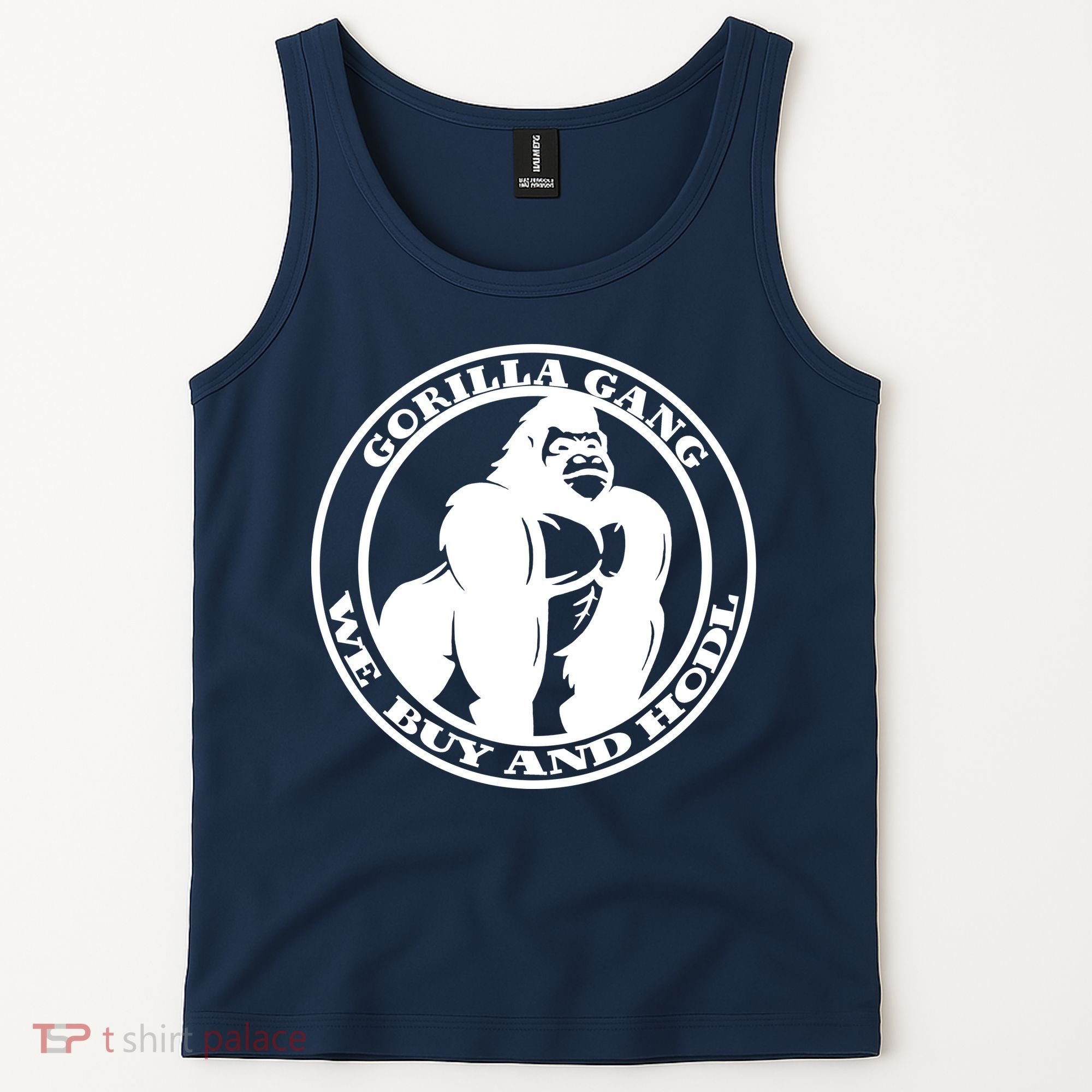 Gorilla Gang We Buy And HODL Meme Stonk Tank Top
