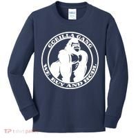 Gorilla Gang We Buy And HODL Meme Stonk Kids Long Sleeve Shirt thumb 0