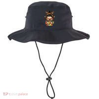 Groovy One Spooky Aunt Messy Bun Women Hippie Halloween Bucket Hat thumb 0