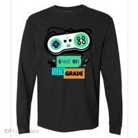 Game On Sixth Grade First Day Of 6Th Grade Back To School Gift Comfort Colors Heavyweight Long Sleeve T-Shirt thumb 0