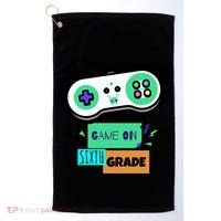 Game On Sixth Grade First Day Of 6Th Grade Back To School Gift Golf Towel thumb 0