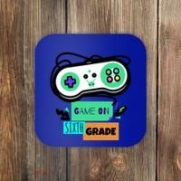 Game On Sixth Grade First Day Of 6Th Grade Back To School Gift Coaster thumb 0