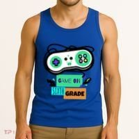 Game On Sixth Grade First Day Of 6Th Grade Back To School Gift Tank Top thumb 3
